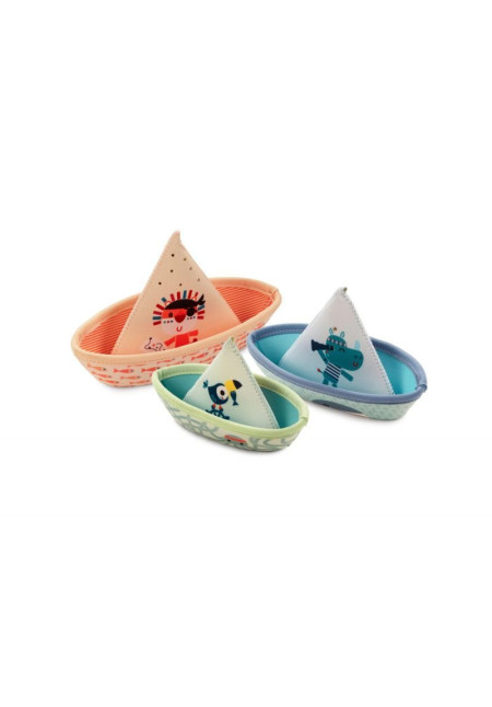TRES BARCOS JUNGLA LILLIPUTIENS