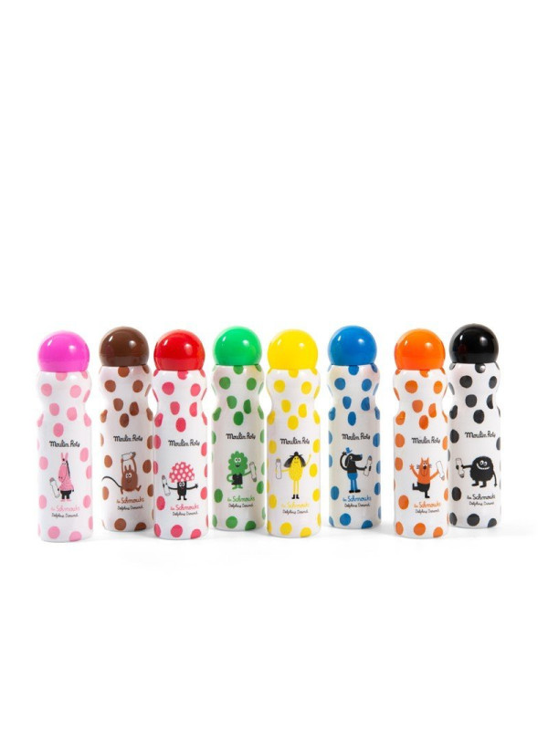 Caja 8 marcadores tampón Schmouks MOULIN ROTY