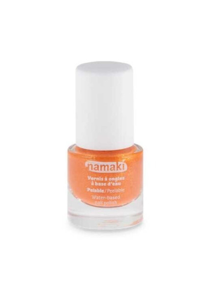 ESMALTE DE UÑAS AL AGUA NAMAKI CORAL GLITTER