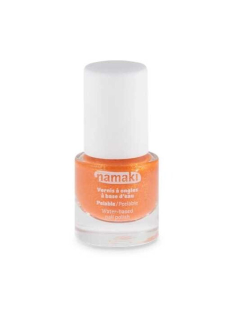 ESMALTE DE UÑAS AL AGUA NAMAKI CORAL GLITTER