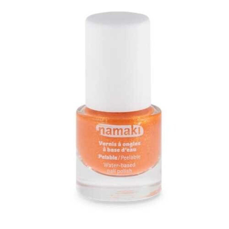 ESMALTE DE UÑAS AL AGUA NAMAKI CORAL GLITTER
