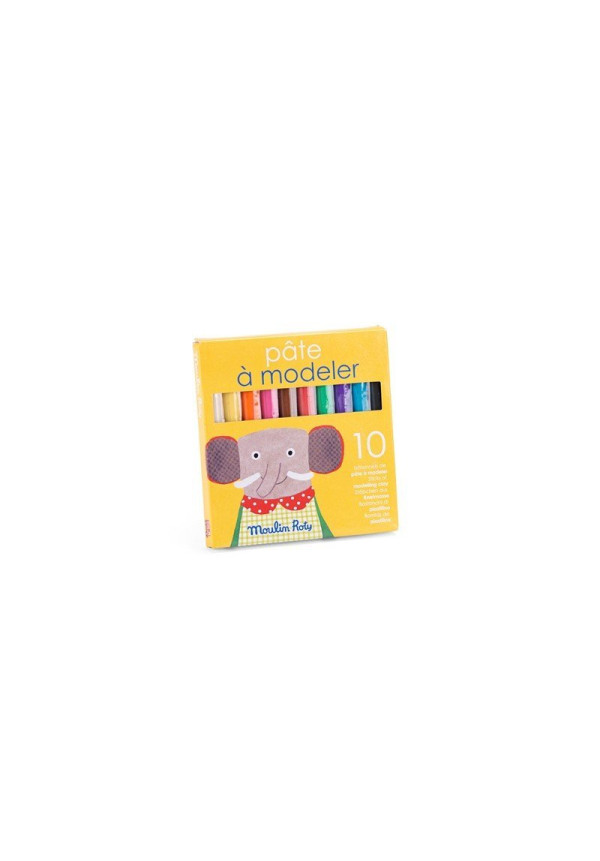 10 barritas de plastilina Popipop MOULIN ROTY