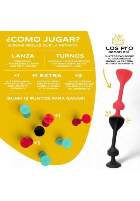 TOSSIT 7 DARDOS SILICONA STARTER ROJO + VERDE