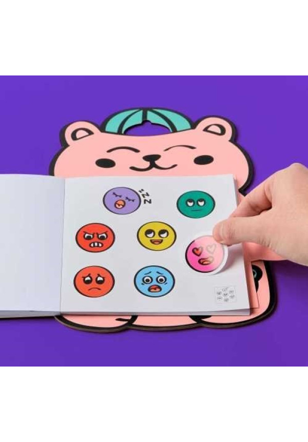 LIBRO STICKERS MONTESSORY EMOCIONES OMY