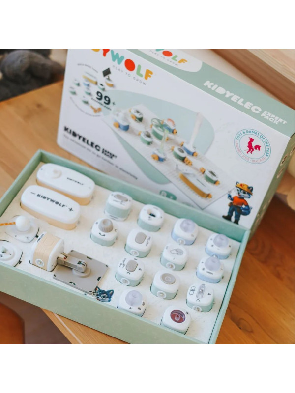  Mi Primer Kit Eléctrico - Avanzado 18 piezas KIDYWOLF