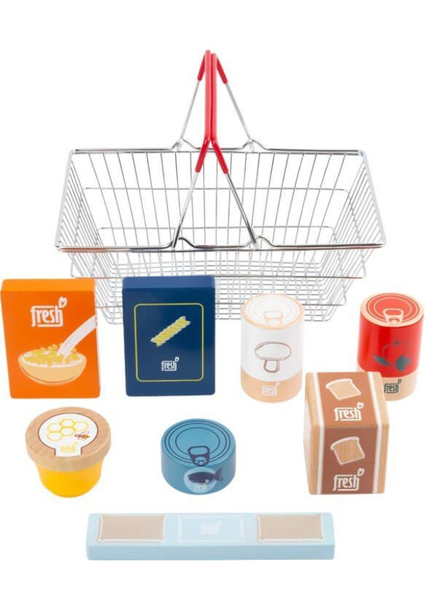  Set de cesta de la compra con alimentos Fresh SMALL FOOT