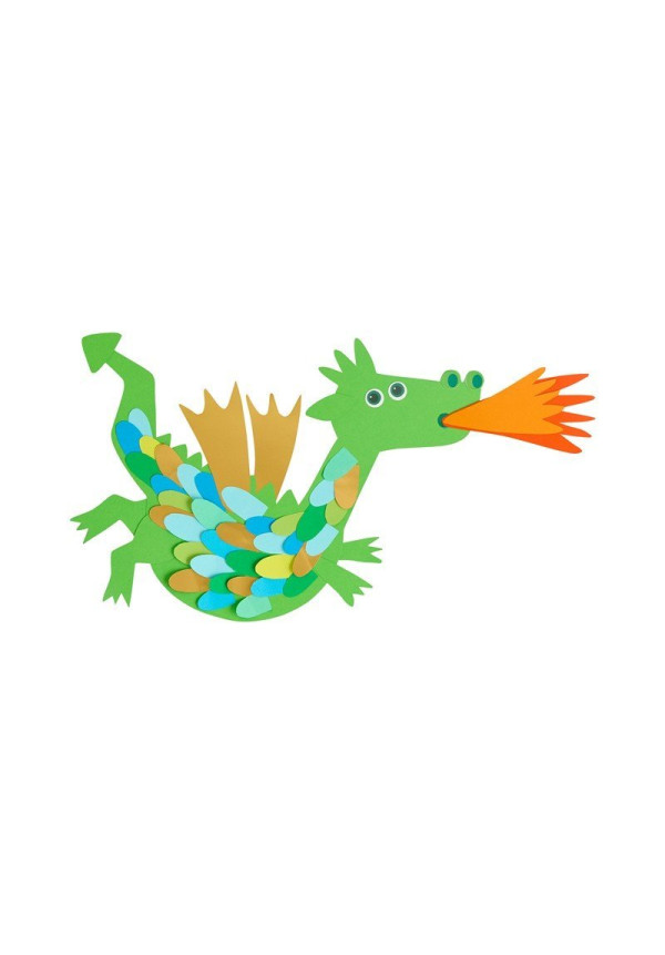 Set Creativo – Dragones con Escamas para Pegar HABA