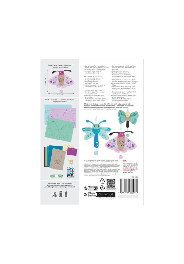 Set Creativo – Mariposas Saltarinas HABA