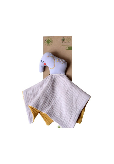 Peluche para dormir de algodón orgánico: Elefante APUNT