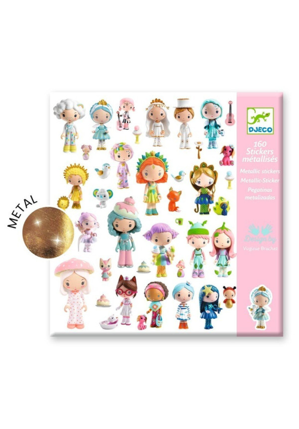 Pegatinas El pequeño mundo de las Tinyly  DJECO