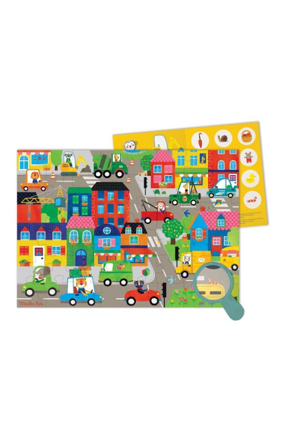 Puzzle En la ciudad (48 piezas) Popipop MOULIN ROTY