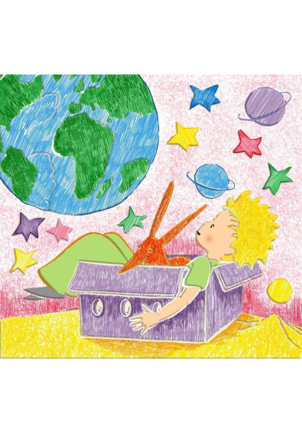 El Prinicipito Pop-up para Colorear