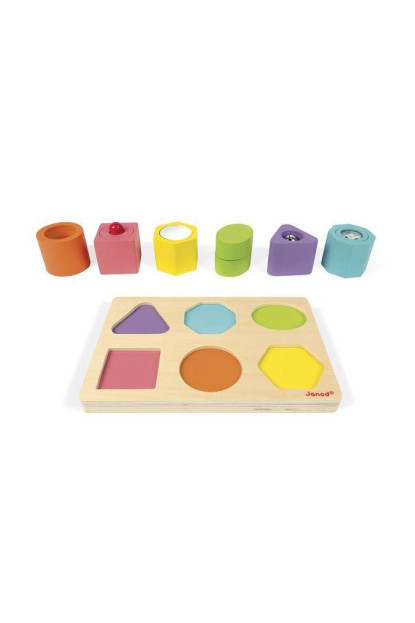 PUZLE CON 6 FIGURAS SENSORIALES JANOD