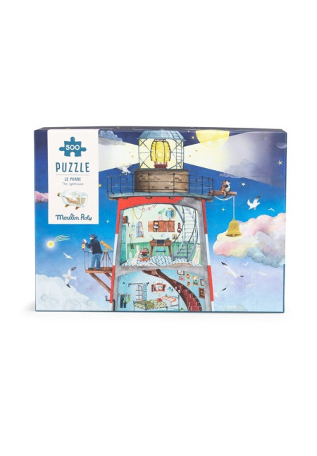Puzzle El Faro Jardin du Moulin (500 piezas) MOULIN ROTY