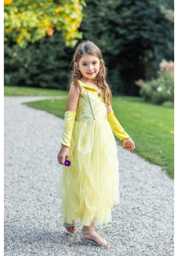 VESTIDO DE PRINCESSA AMARILLO TALLA 5-6 GREAT PRETENDERS