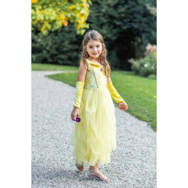 VESTIDO DE PRINCESSA AMARILLO TALLA 5-6 GREAT PRETENDERS