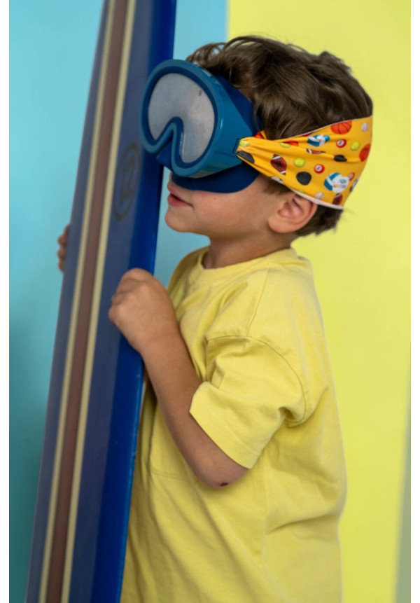 Máscaras junior azul oscuro con turbante Deportes