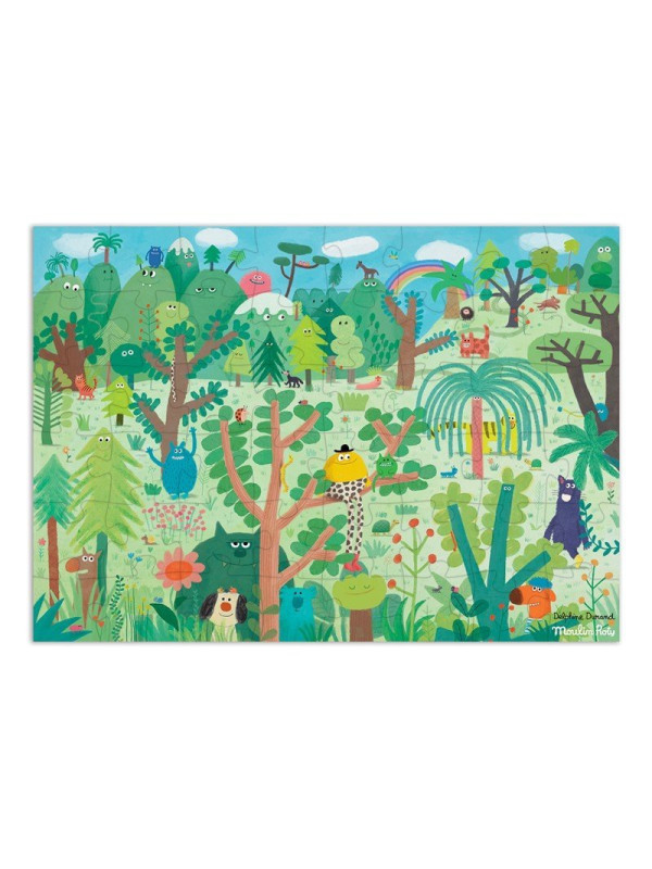 Puzzle La tierra maravillosa (48 piezas) Schmouks MOULIN ROTY