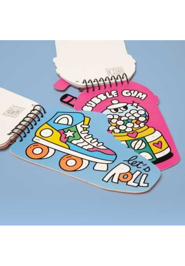 LIBRETA DE PEGATINAS NUMERADAS STREET OMY