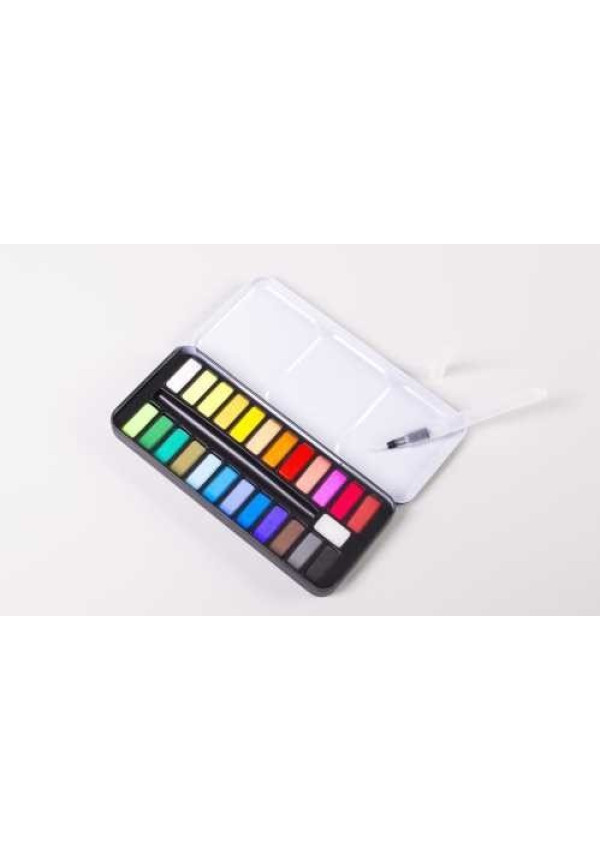 PALETA DE ACUARELAS OMY 24 COLORES
