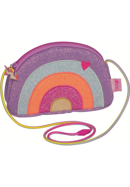  Bolso arco iris con purpurina