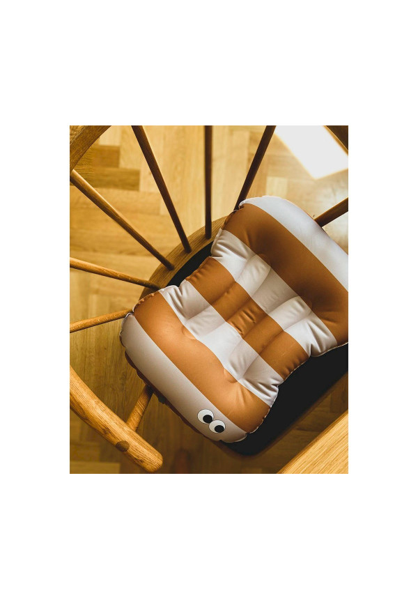 Cojín Reductor para Silla Stripes Nude Mustard Noui Noui