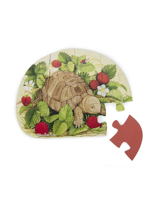 4 mini puzzles Animales (4x12 piezas) MOULIN ROTY