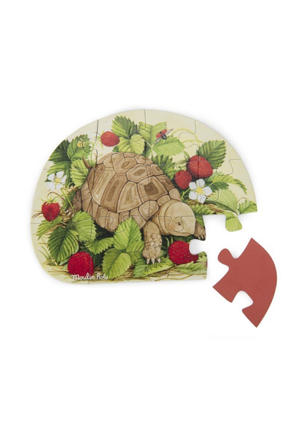 4 mini puzzles Animales (4x12 piezas) MOULIN ROTY