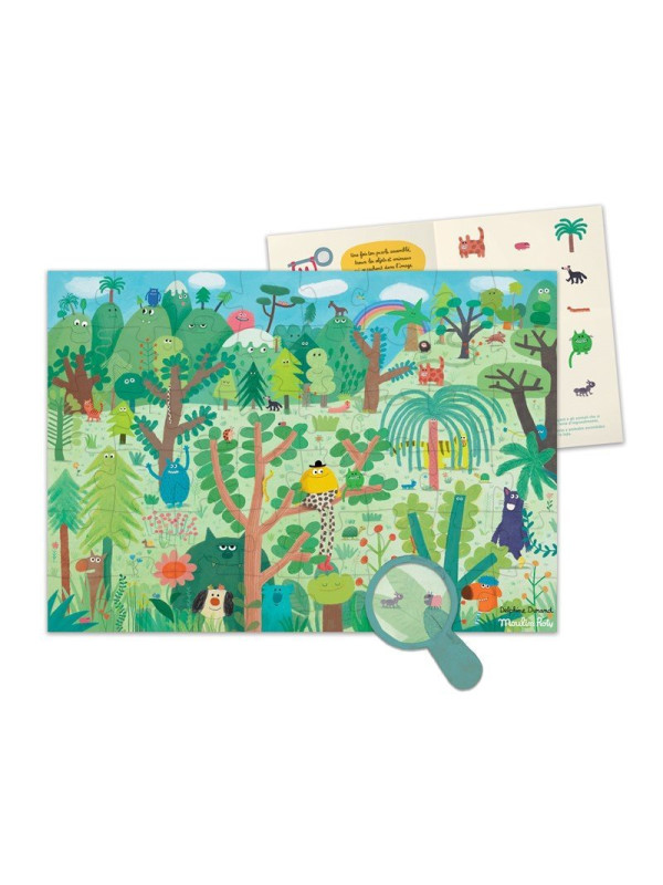 Puzzle La tierra maravillosa (48 piezas) Schmouks MOULIN ROTY