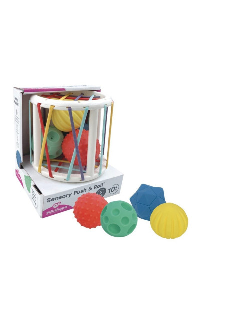Juego sensorial de empujar y rodar 