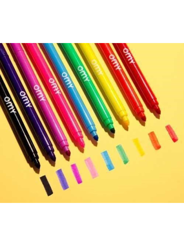 ROTULADORES OMY CON AROMAS 9 unid OMY