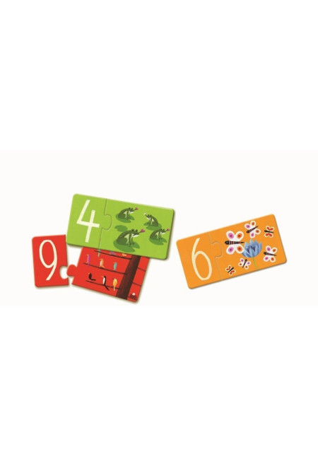 Educativos Puzzle dúo Números DJECO