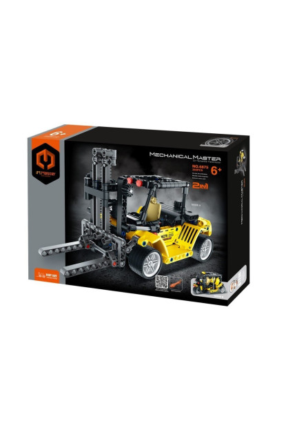 iMMaster Carretilla elevadora y coche turístico de tres ruedas 2 en 1 - 301 pzas.