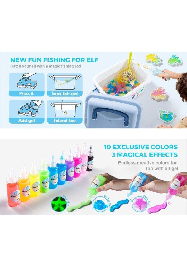 Set figuritas de gel 3D en agua JARMELO