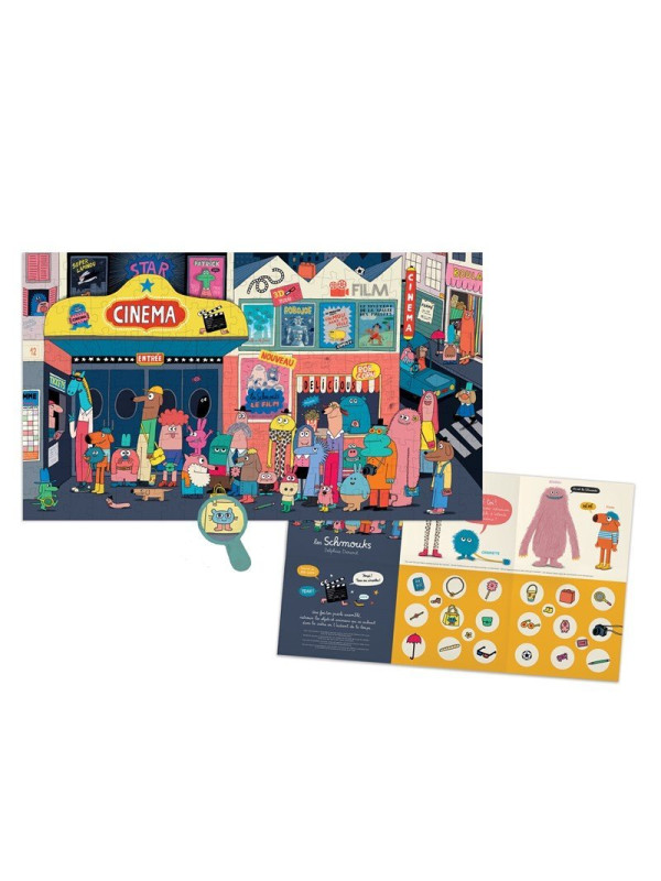 Puzzle ¡Todos al cine! (200 piezas) Schmouks MOULIN ROTY