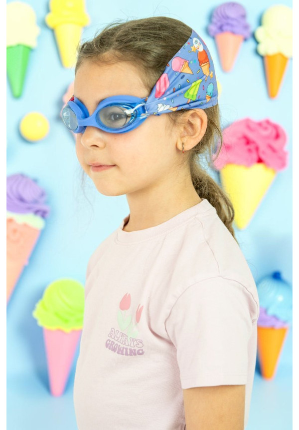 Gafas infantiles azul oscuro con turbante Helados