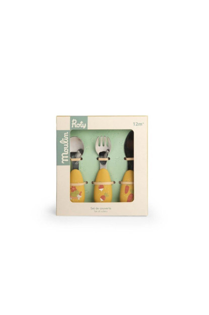 Set de cubiertos silicona Forêt Mawa MOULIN ROTY