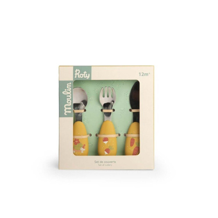 Set de cubiertos silicona Forêt Mawa MOULIN ROTY
