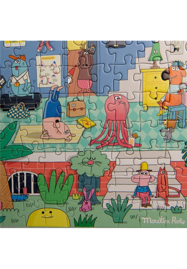 Puzzle En casa Schmouks (500 piezas) MOULIN ROTY