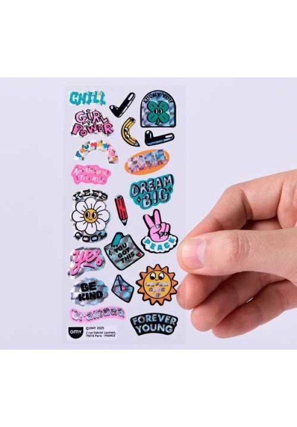 STICKERS ICONIC MESSAGES OMY