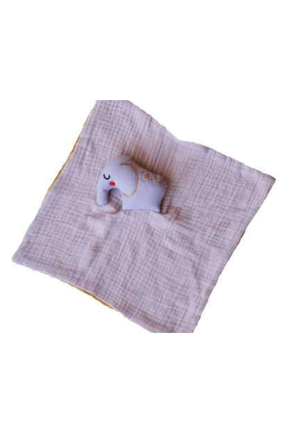 Peluche para dormir de algodón orgánico: Elefante APUNT