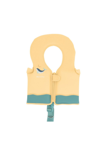 Chaleco Flotador Aprendizaje Whale Teal Talla 1-2 Monnëka
