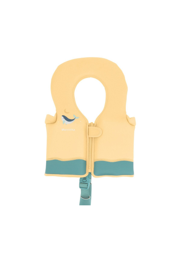 Chaleco Flotador Aprendizaje Whale Teal Talla 1-2 Monnëka