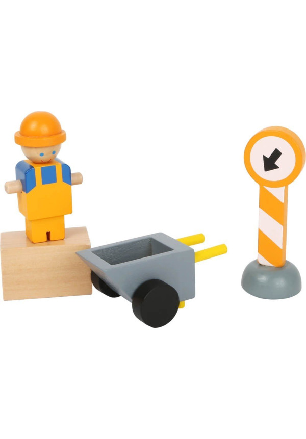 Grúa con materiales para la construcción SMALL FOOT