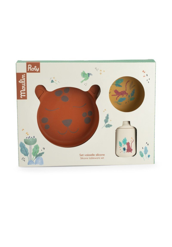  Set vajilla silicona Forêt Mawa MOULIN ROTY