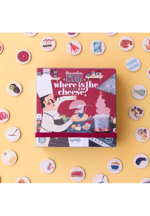 Pocket Game - WHERE IS THE CHEESE? LONDJI