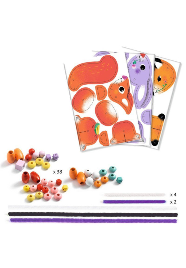 Ensartes Animales adorables DJECO
