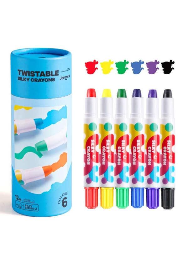 Bote Crayón Suave Lavable 6 ud