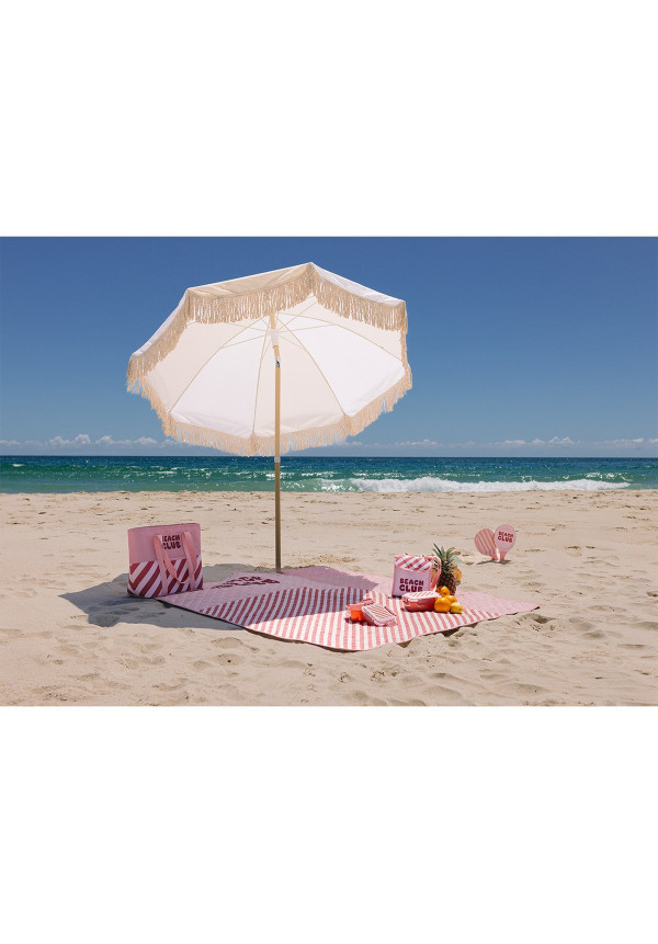 Manta Picnic Stripes Bloom & Blush Monnëka