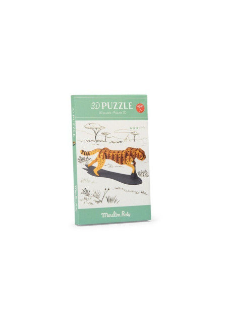 Puzzle 3D guepardo  MOULIN ROTY